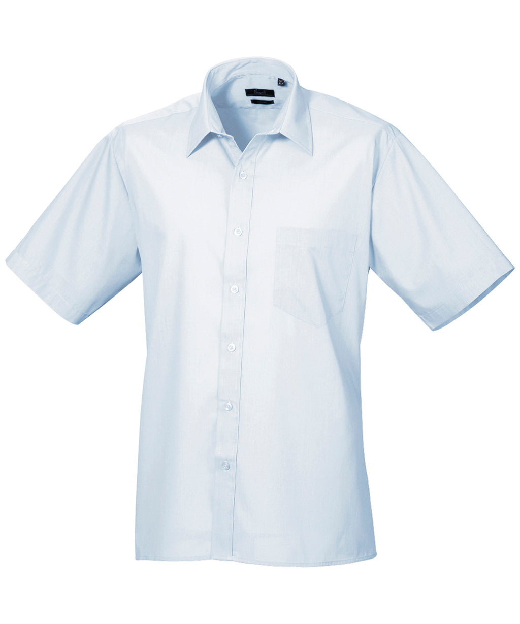 Premier Short Sleeve Poplin Shirt – Custom Embroidered & Printed Shirts