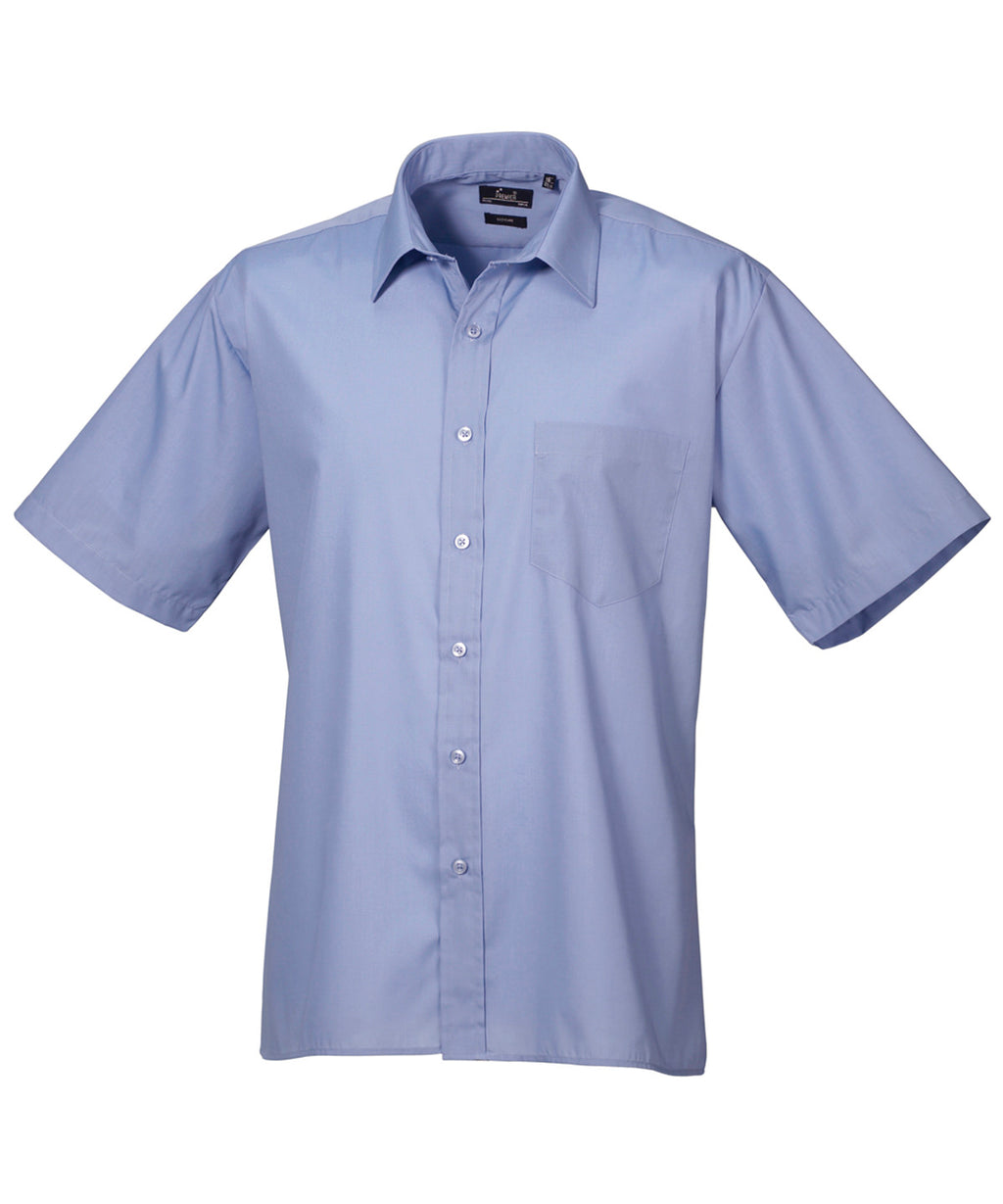 Premier Short Sleeve Poplin Shirt – Custom Embroidered & Printed Shirts
