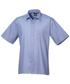 Premier Short Sleeve Poplin Shirt – Custom Embroidered & Printed Shirts