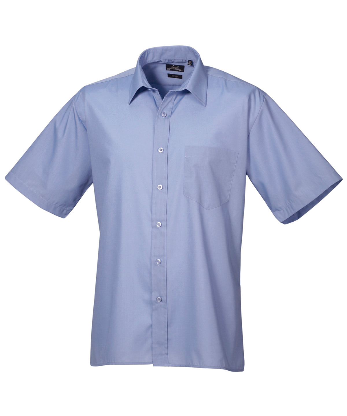 Premier Short Sleeve Poplin Shirt – Custom Embroidered & Printed Shirts