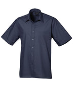 Premier Short Sleeve Poplin Shirt – Custom Embroidered & Printed Shirts