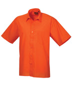 Premier Short Sleeve Poplin Shirt – Custom Embroidered & Printed Shirts