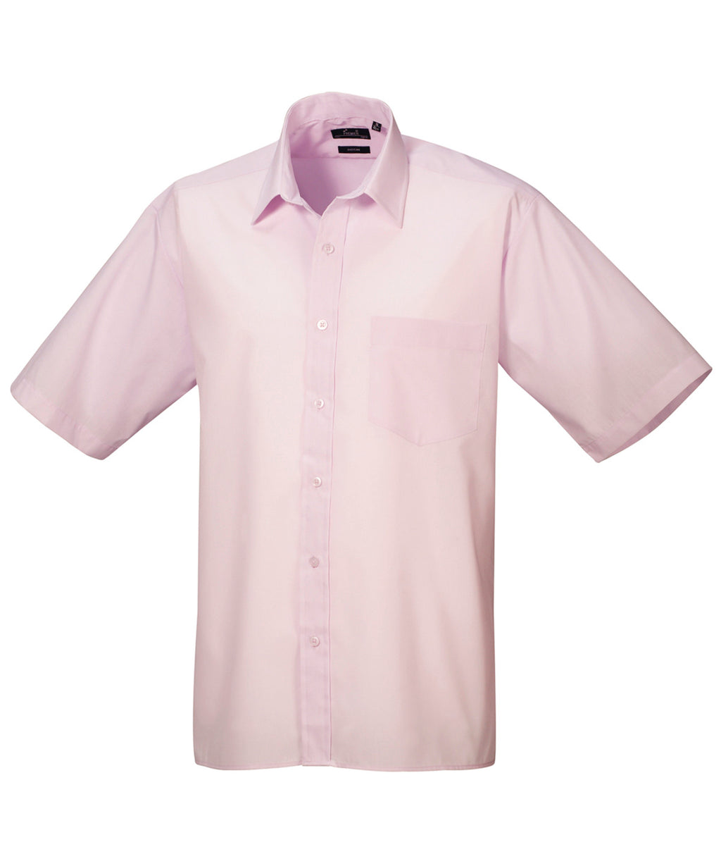 Premier Short Sleeve Poplin Shirt – Custom Embroidered & Printed Shirts