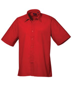 Premier Short Sleeve Poplin Shirt – Custom Embroidered & Printed Shirts