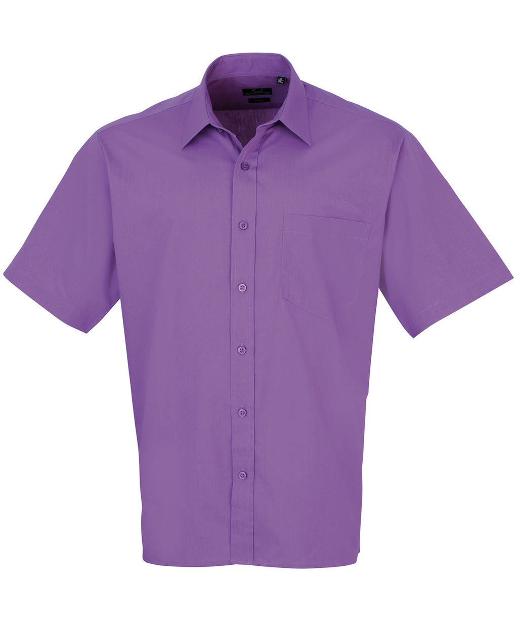 Premier Short Sleeve Poplin Shirt – Custom Embroidered & Printed Shirts