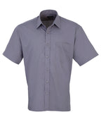 Premier Short Sleeve Poplin Shirt – Custom Embroidered & Printed Shirts