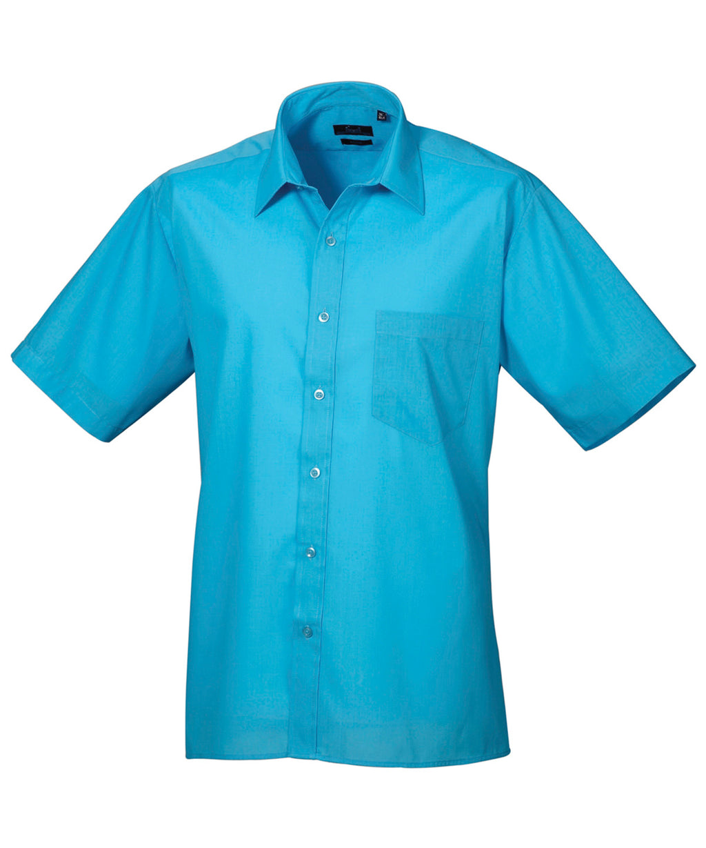 Premier Short Sleeve Poplin Shirt – Custom Embroidered & Printed Shirts