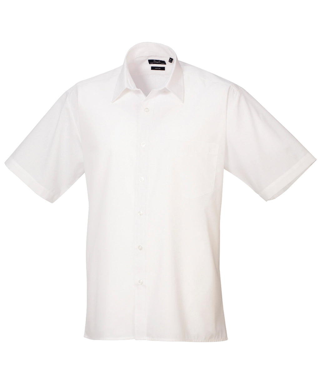 Premier Short Sleeve Poplin Shirt – Custom Embroidered & Printed Shirts