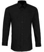 Premier Poplin Fitted Long Sleeve Shirt – Custom Embroidered & Printed Shirts