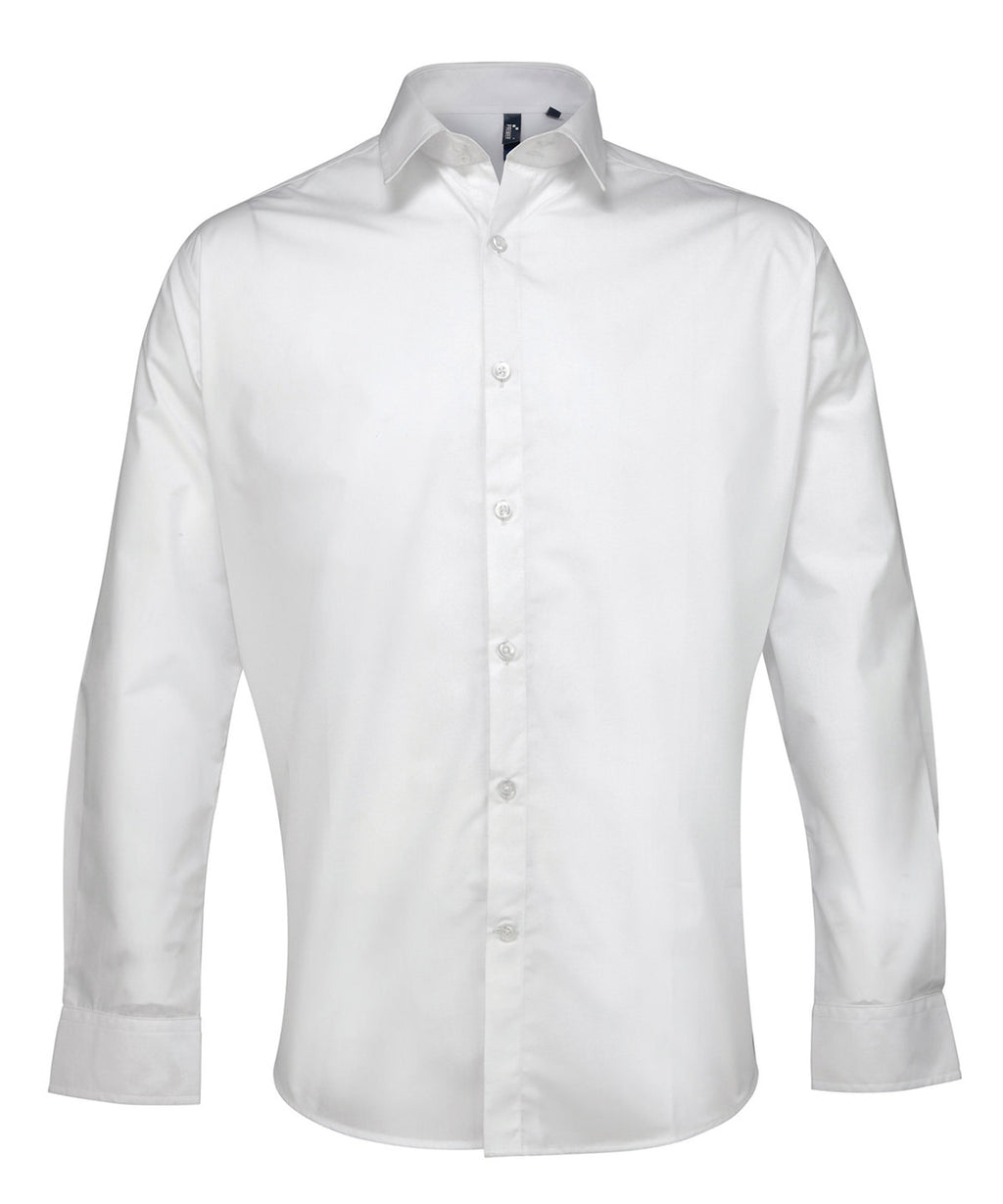 Premier Supreme Poplin Long Sleeve Shirt – Custom Embroidered & Printed Shirts