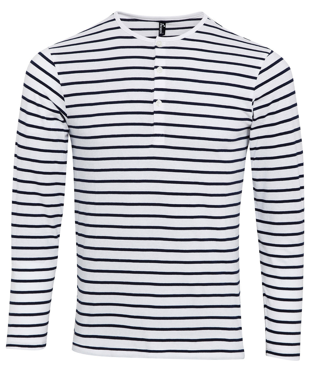 Premier Long John Roll-sleeve Tee – Custom Embroidered & Printed T-Shirts