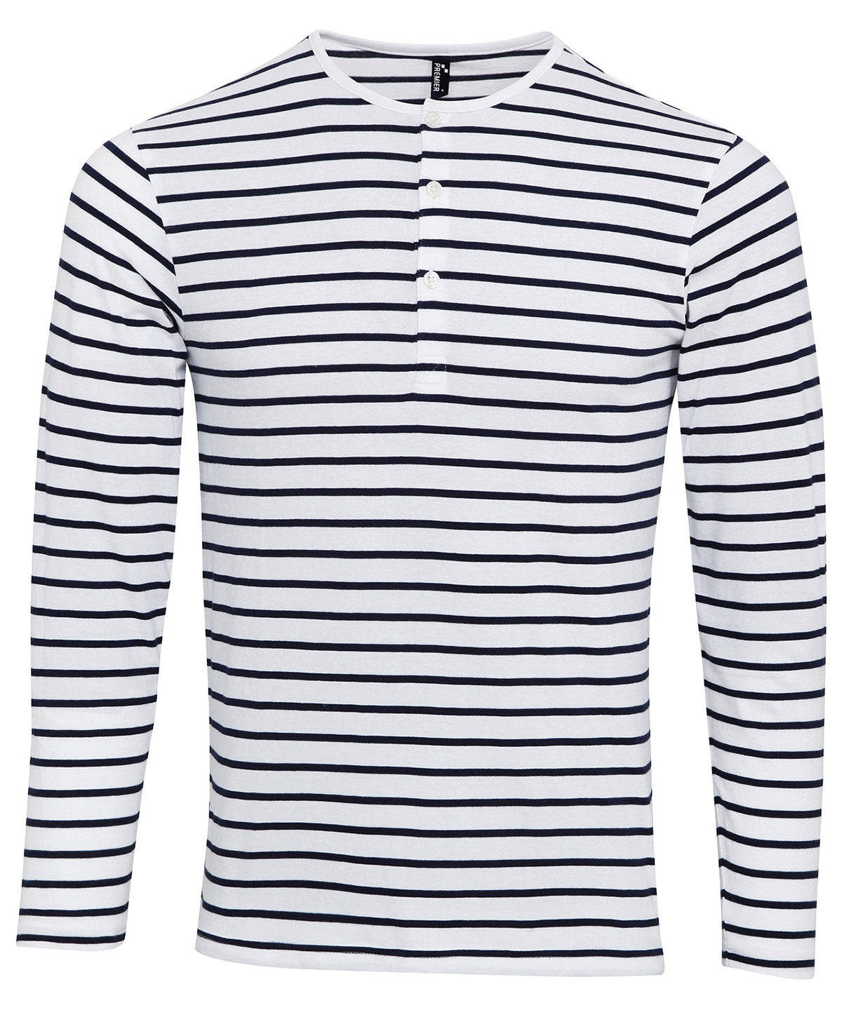 Premier Long John Roll-sleeve Tee – Custom Embroidered & Printed T-Shirts