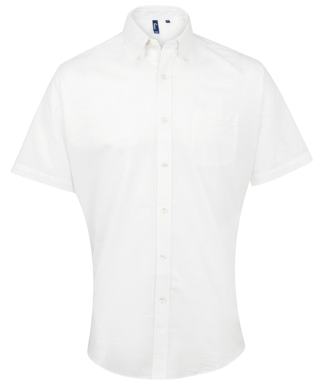 Premier Signature Oxford Short Sleeve Shirt – Custom Embroidered & Printed Shirts