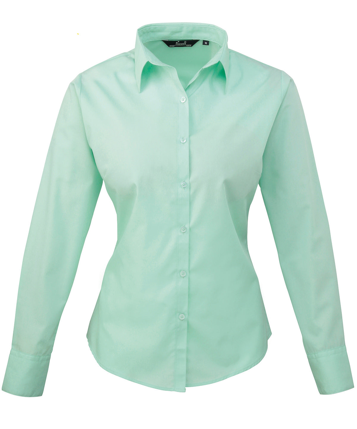 Premier Women's Poplin Long Sleeve Blouse Garment – Custom Embroidered & Printed Blouses