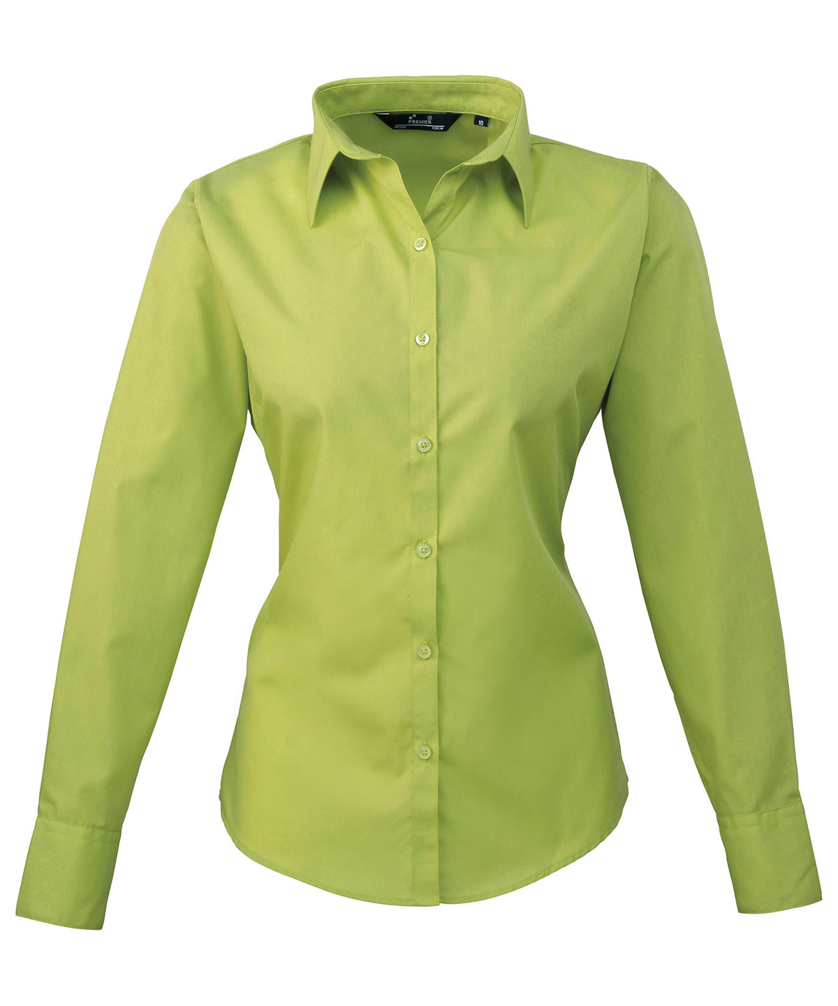 Premier Women's Poplin Long Sleeve Blouse Garment – Custom Embroidered & Printed Blouses
