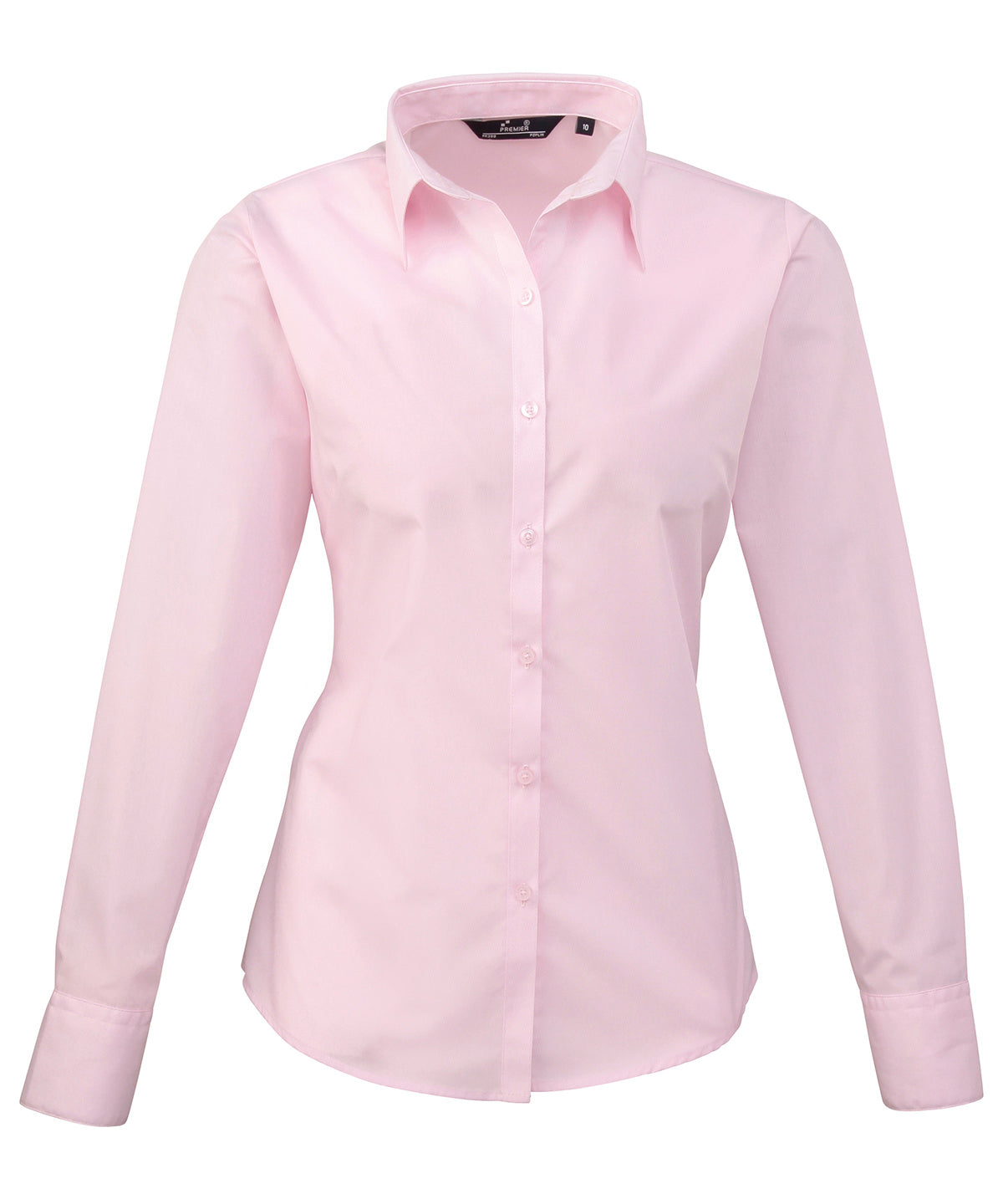 Premier Women's Poplin Long Sleeve Blouse Garment – Custom Embroidered & Printed Blouses