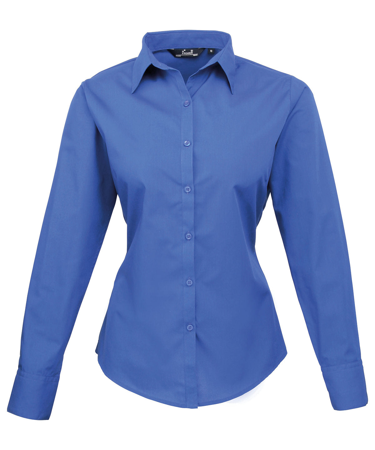 Premier Women's Poplin Long Sleeve Blouse Garment – Custom Embroidered & Printed Blouses