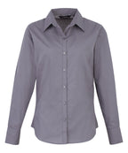 Premier Women's Poplin Long Sleeve Blouse Garment – Custom Embroidered & Printed Blouses