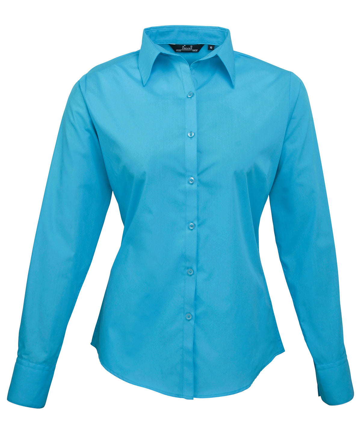 Premier Women's Poplin Long Sleeve Blouse Garment – Custom Embroidered & Printed Blouses