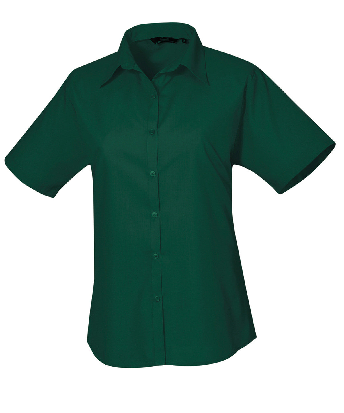 Premier Women's Short Sleeve Poplin Blouse Garment – Custom Embroidered & Printed Blouses