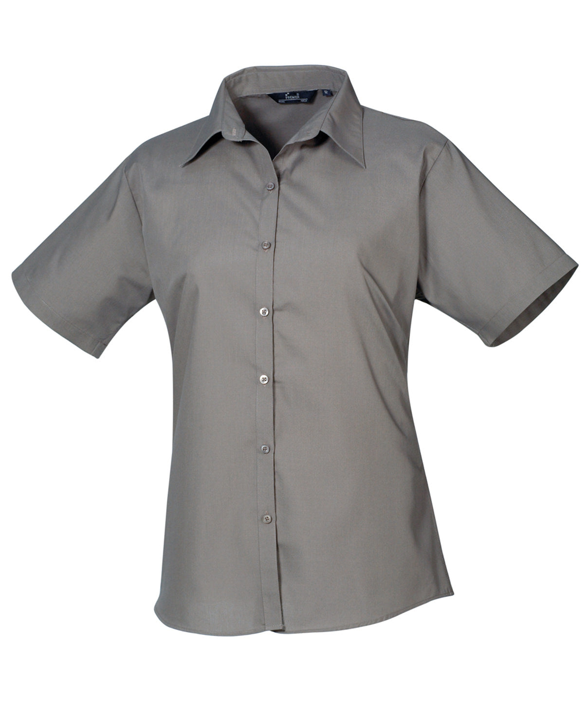 Premier Women's Short Sleeve Poplin Blouse Garment – Custom Embroidered & Printed Blouses