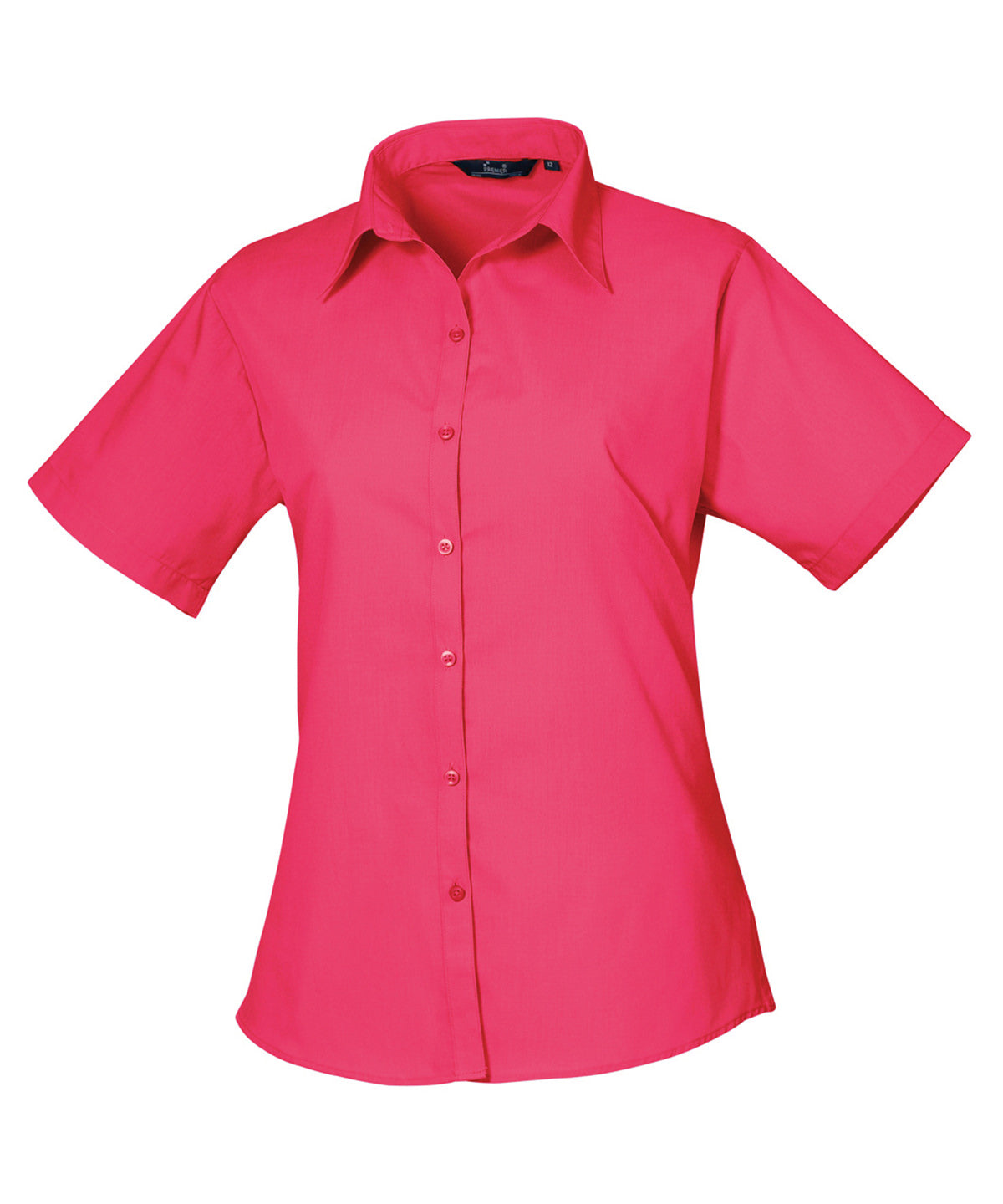 Premier Women's Short Sleeve Poplin Blouse Garment – Custom Embroidered & Printed Blouses