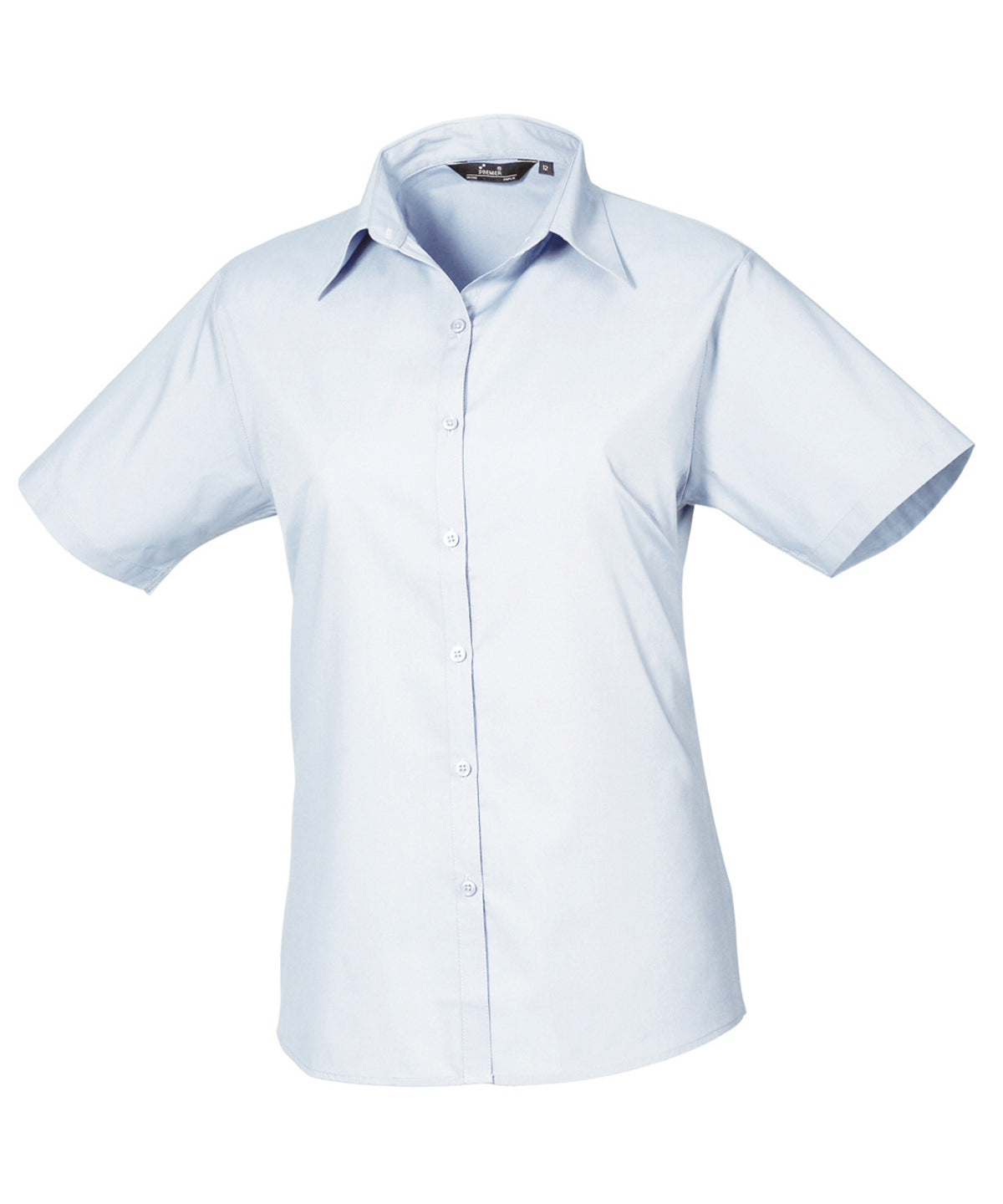 Premier Women's Short Sleeve Poplin Blouse Garment – Custom Embroidered & Printed Blouses