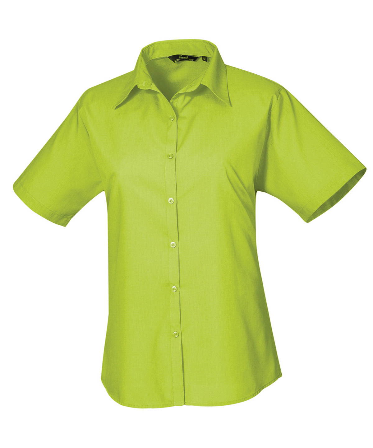 Premier Women's Short Sleeve Poplin Blouse Garment – Custom Embroidered & Printed Blouses