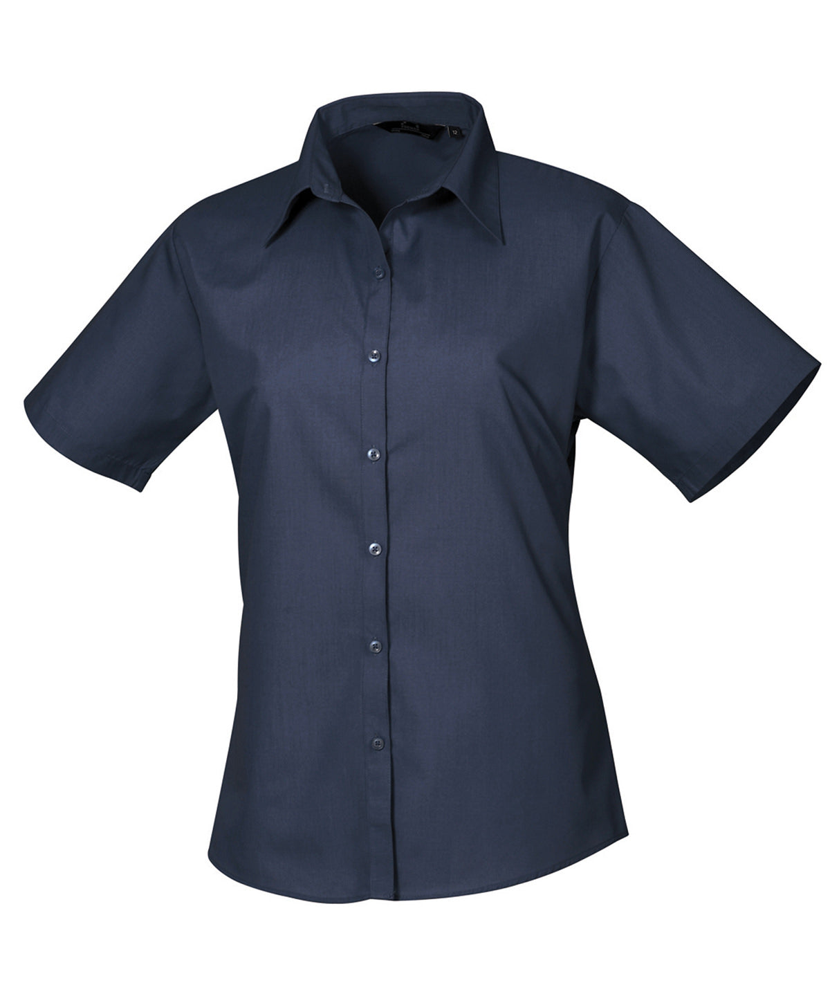 Premier Women's Short Sleeve Poplin Blouse Garment – Custom Embroidered & Printed Blouses