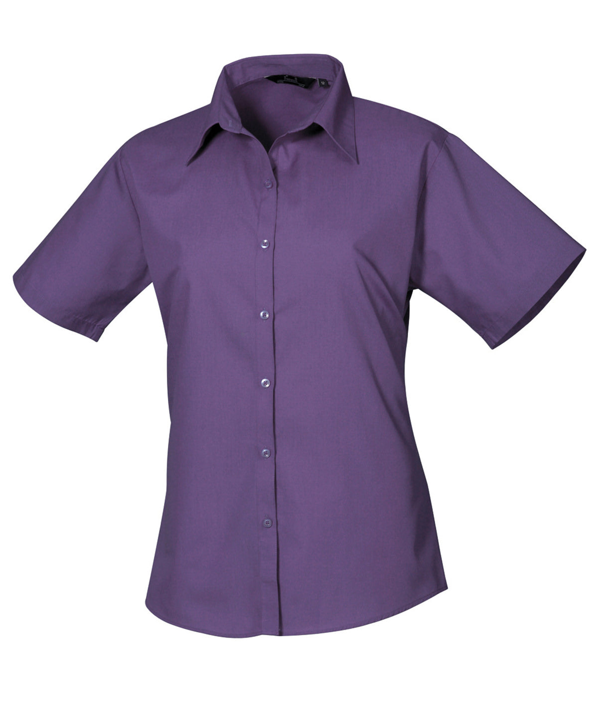 Premier Women's Short Sleeve Poplin Blouse Garment – Custom Embroidered & Printed Blouses