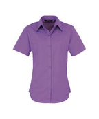 Premier Women's Short Sleeve Poplin Blouse Garment – Custom Embroidered & Printed Blouses
