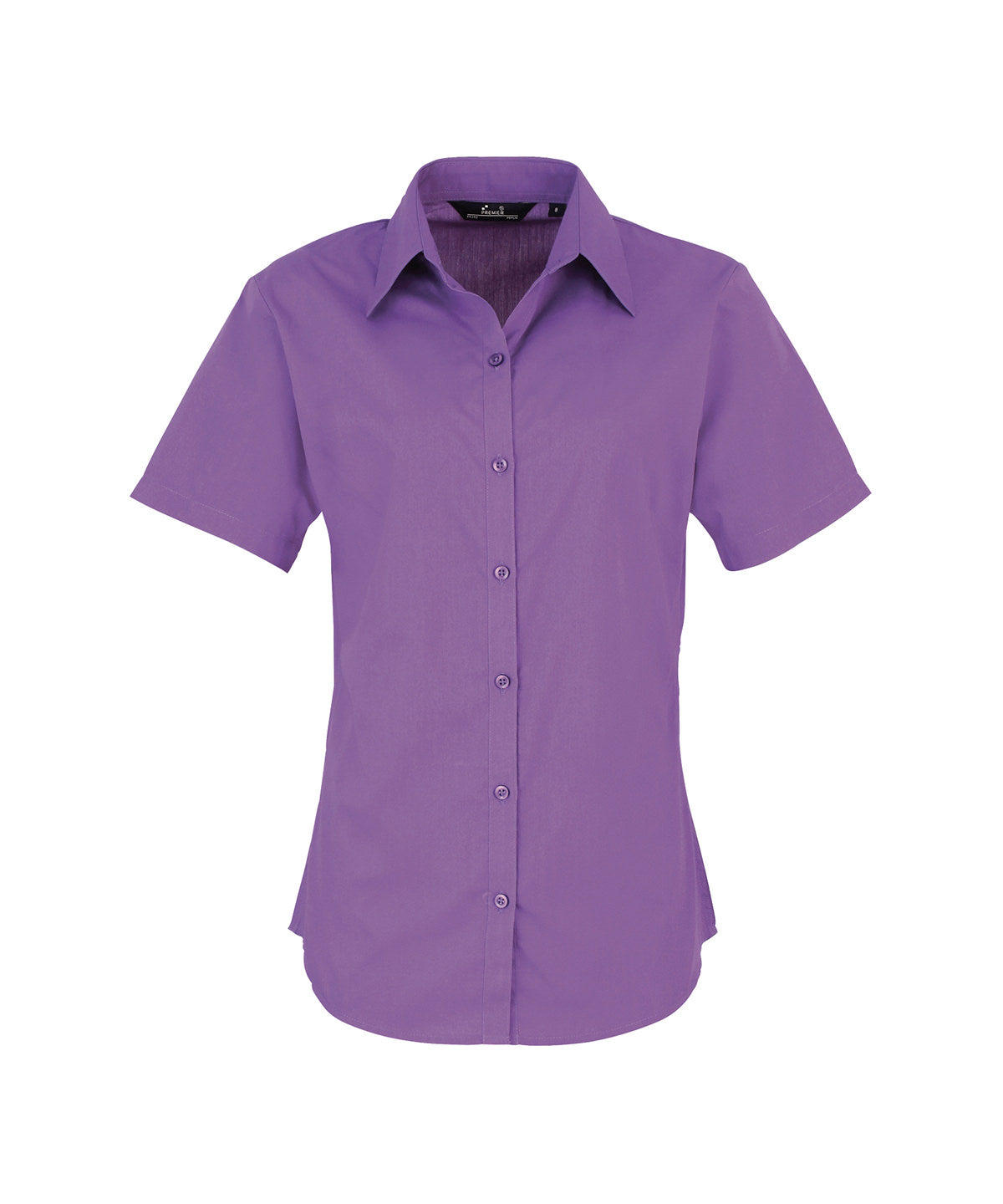 Premier Women's Short Sleeve Poplin Blouse Garment – Custom Embroidered & Printed Blouses