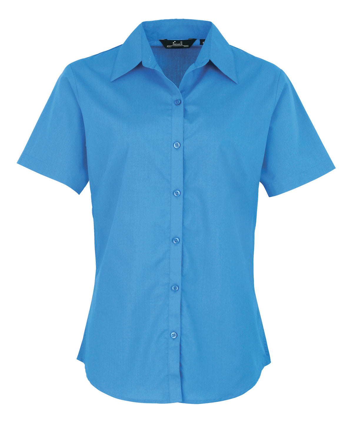 Premier Women's Short Sleeve Poplin Blouse Garment – Custom Embroidered & Printed Blouses