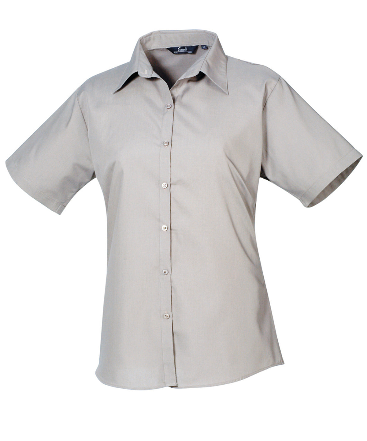 Premier Women's Short Sleeve Poplin Blouse Garment – Custom Embroidered & Printed Blouses