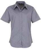 Premier Women's Short Sleeve Poplin Blouse Garment – Custom Embroidered & Printed Blouses