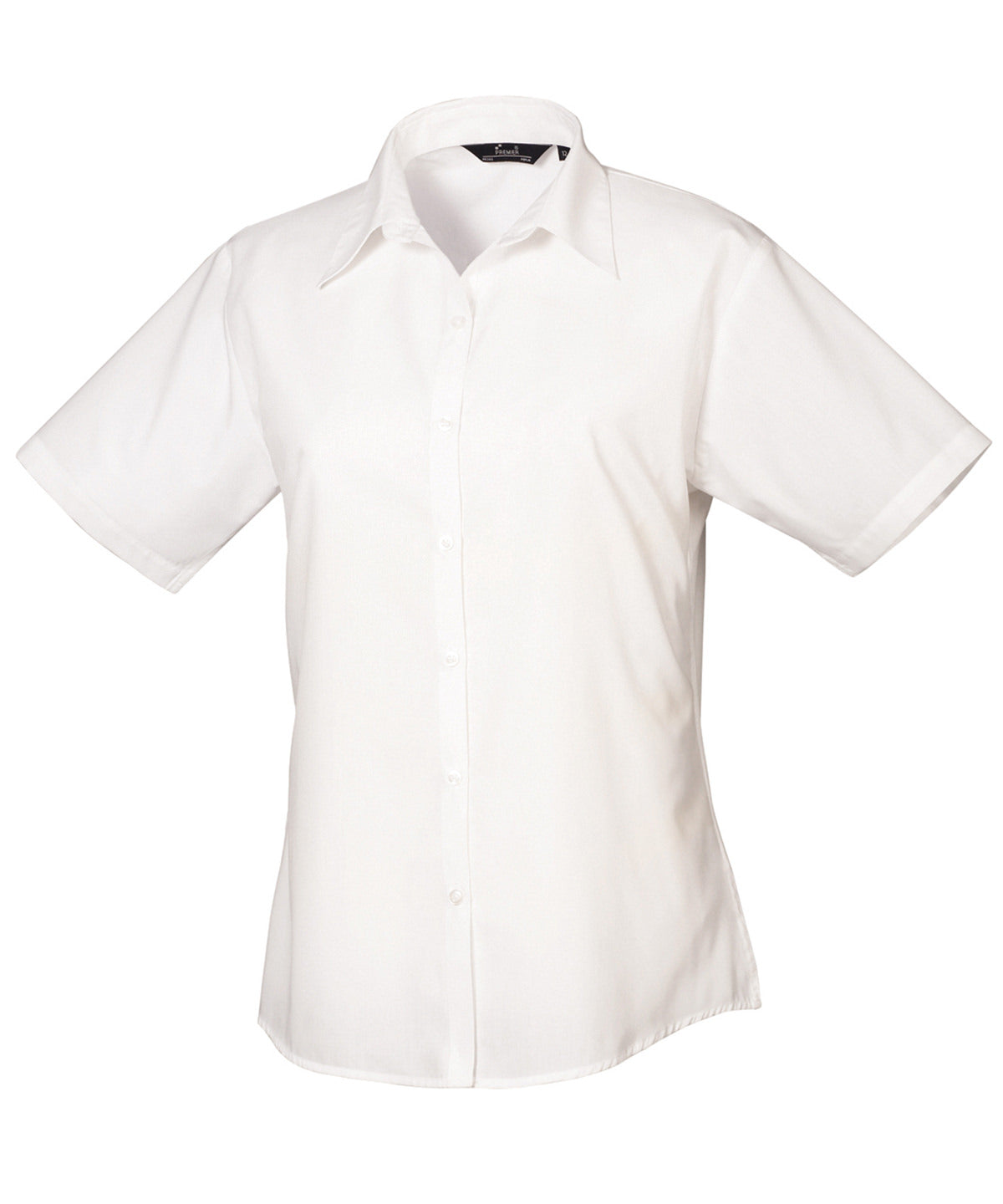 Premier Women's Short Sleeve Poplin Blouse Garment – Custom Embroidered & Printed Blouses