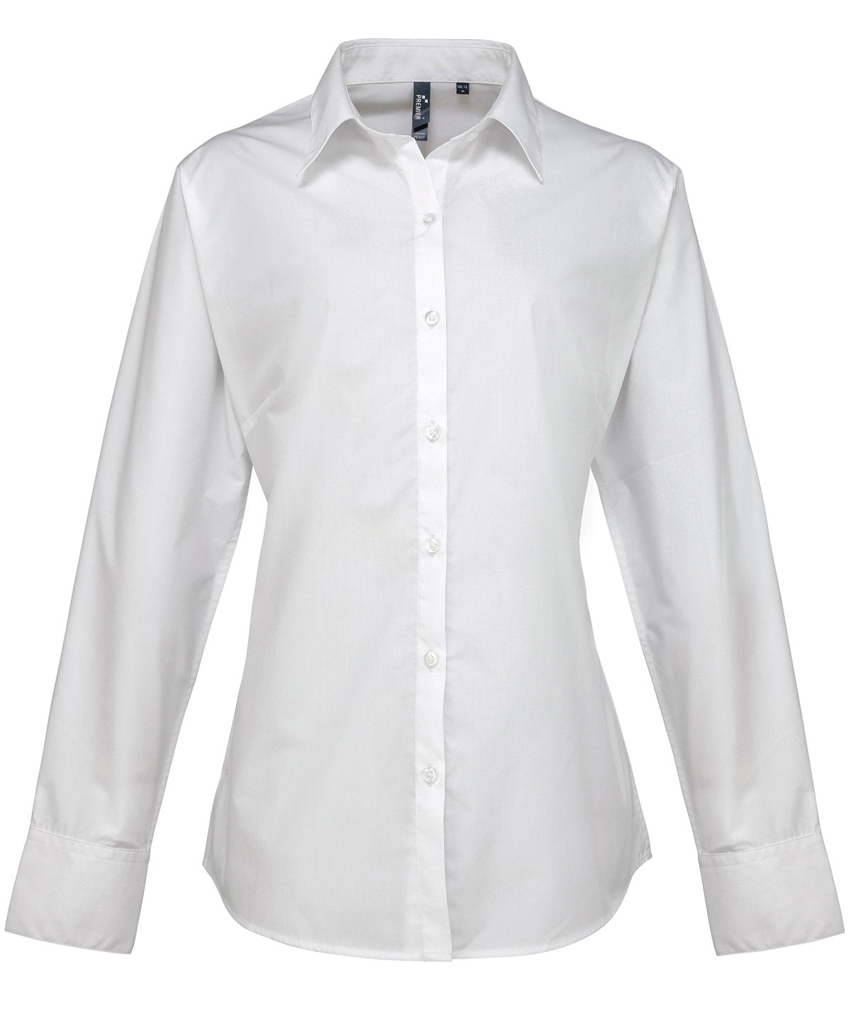 Premier Women's Supreme Poplin Long Sleeve Shirt – Custom Embroidered & Printed Shirts
