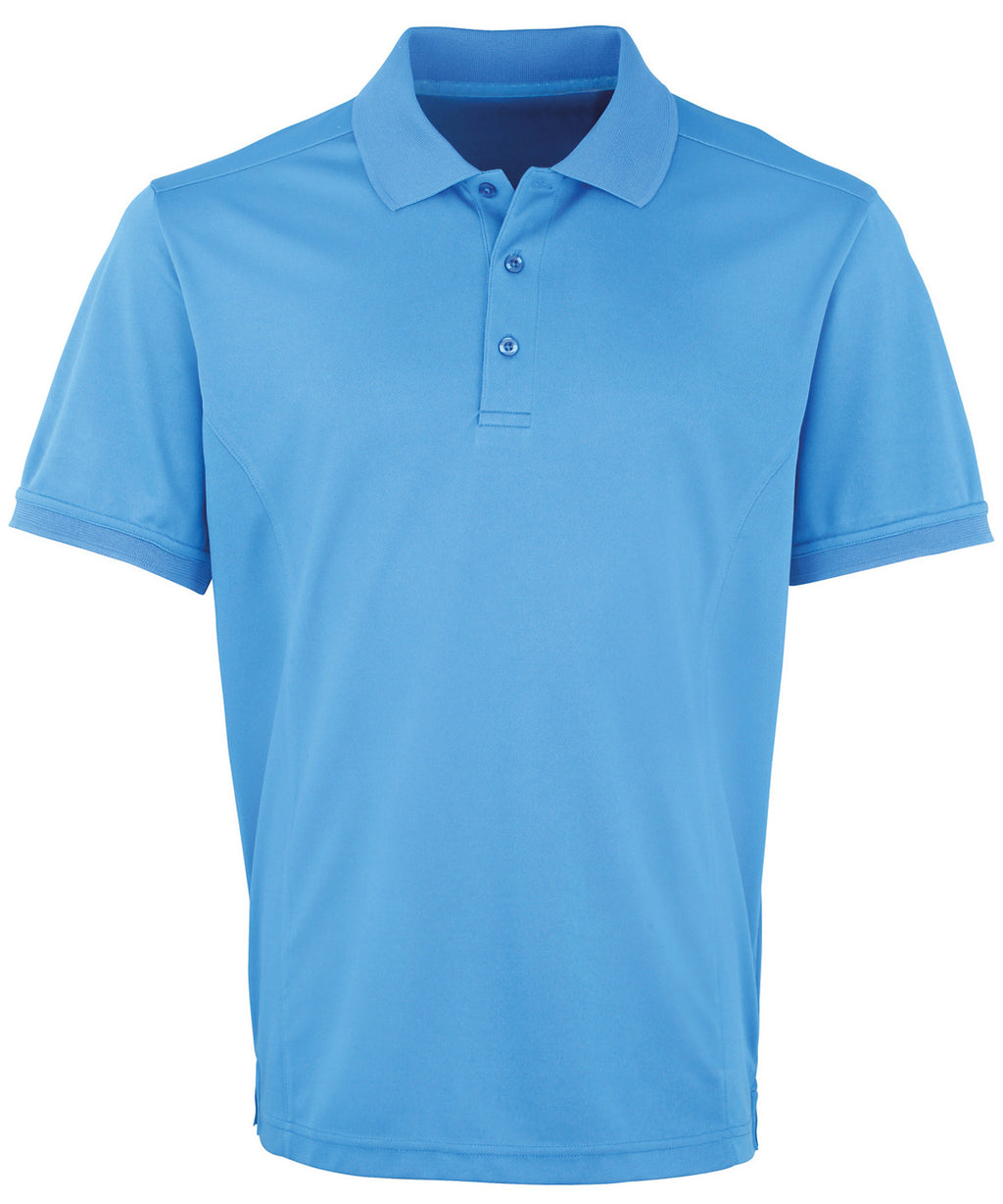 Premier Coolchecker® Piqué Polo Shirt – Custom Embroidered & Printed Polo Shirts