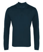 Premier Long Sleeve Coolchecker® Piqué Polo Shirt – Custom Embroidered & Printed Polo Shirts