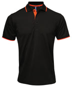Premier Contrast Coolchecker® Polo Shirt – Custom Embroidered & Printed Polo Shirts