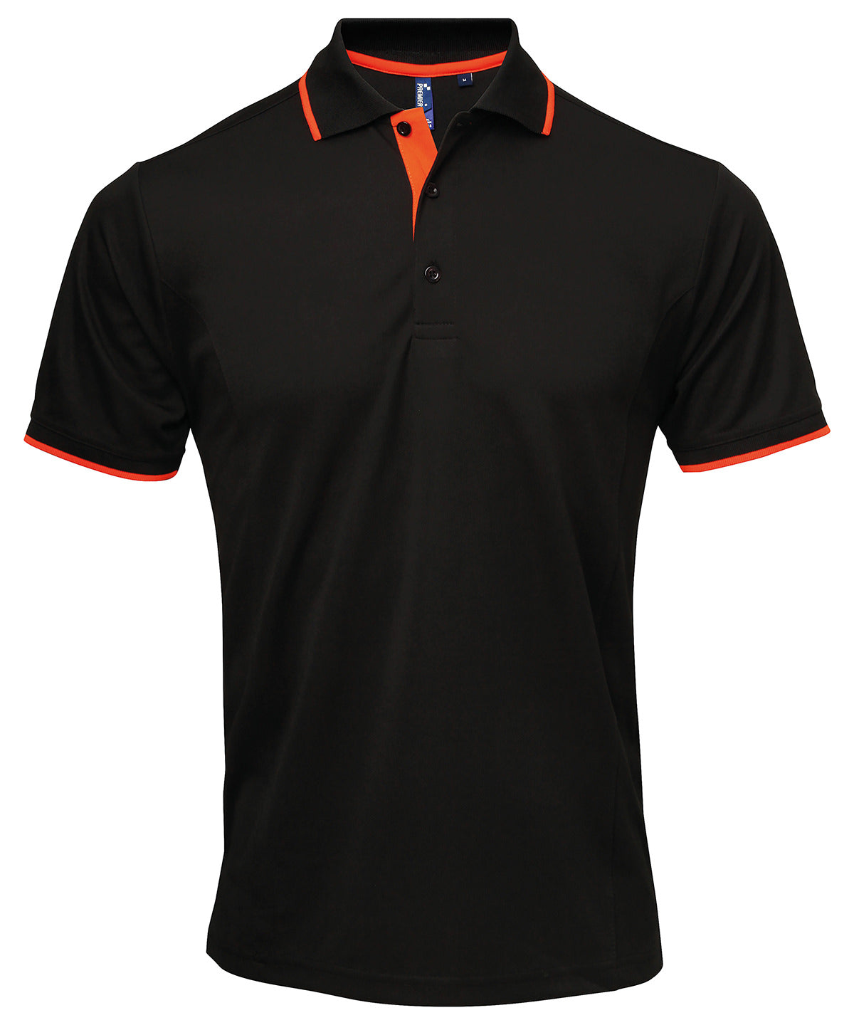Premier Contrast Coolchecker® Polo Shirt – Custom Embroidered & Printed Polo Shirts