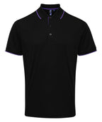 Premier Contrast Coolchecker® Polo Shirt – Custom Embroidered & Printed Polo Shirts