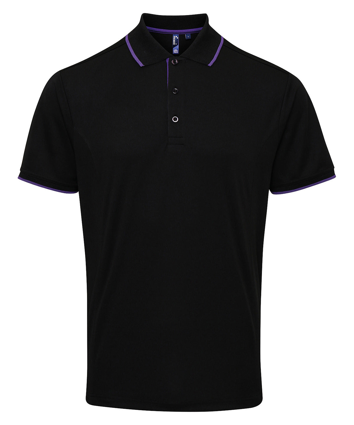 Premier Contrast Coolchecker® Polo Shirt – Custom Embroidered & Printed Polo Shirts
