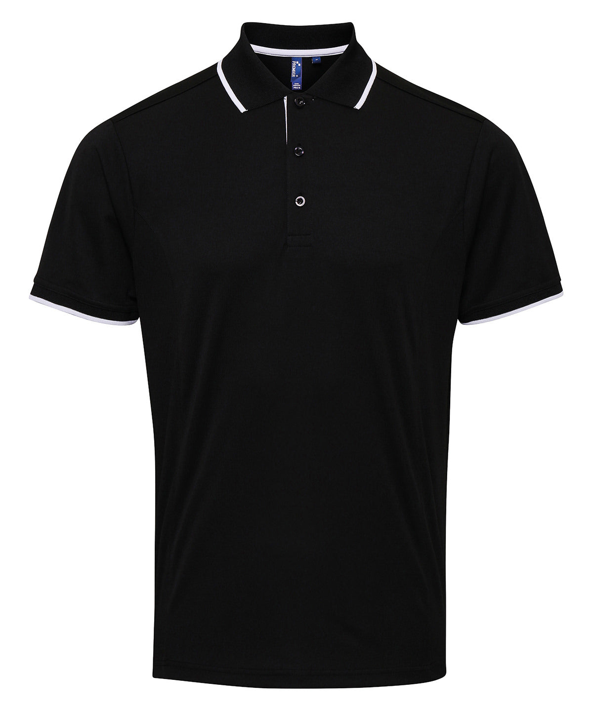 Premier Contrast Coolchecker® Polo Shirt – Custom Embroidered & Printed Polo Shirts