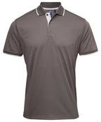 Premier Contrast Coolchecker® Polo Shirt – Custom Embroidered & Printed Polo Shirts