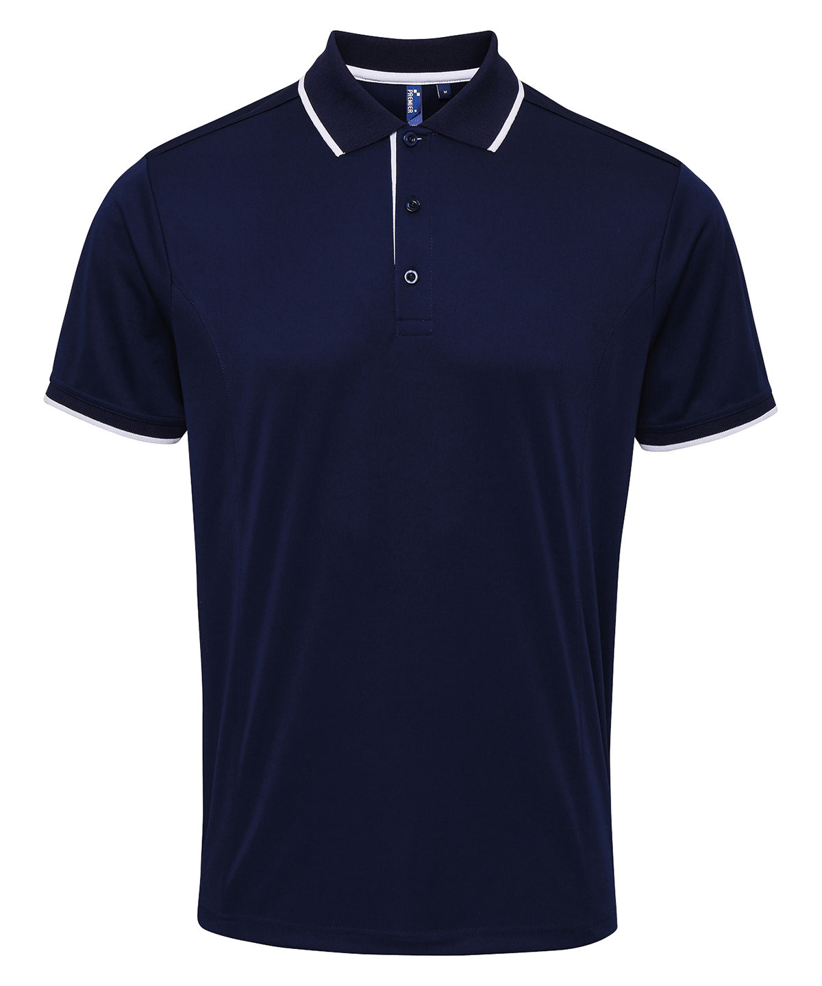 Premier Contrast Coolchecker® Polo Shirt – Custom Embroidered & Printed Polo Shirts