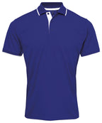 Premier Contrast Coolchecker® Polo Shirt – Custom Embroidered & Printed Polo Shirts