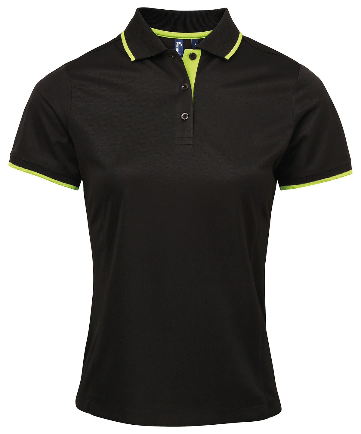 Premier Women's Contrast Coolchecker® Polo Shirt – Custom Embroidered & Printed Polo Shirts