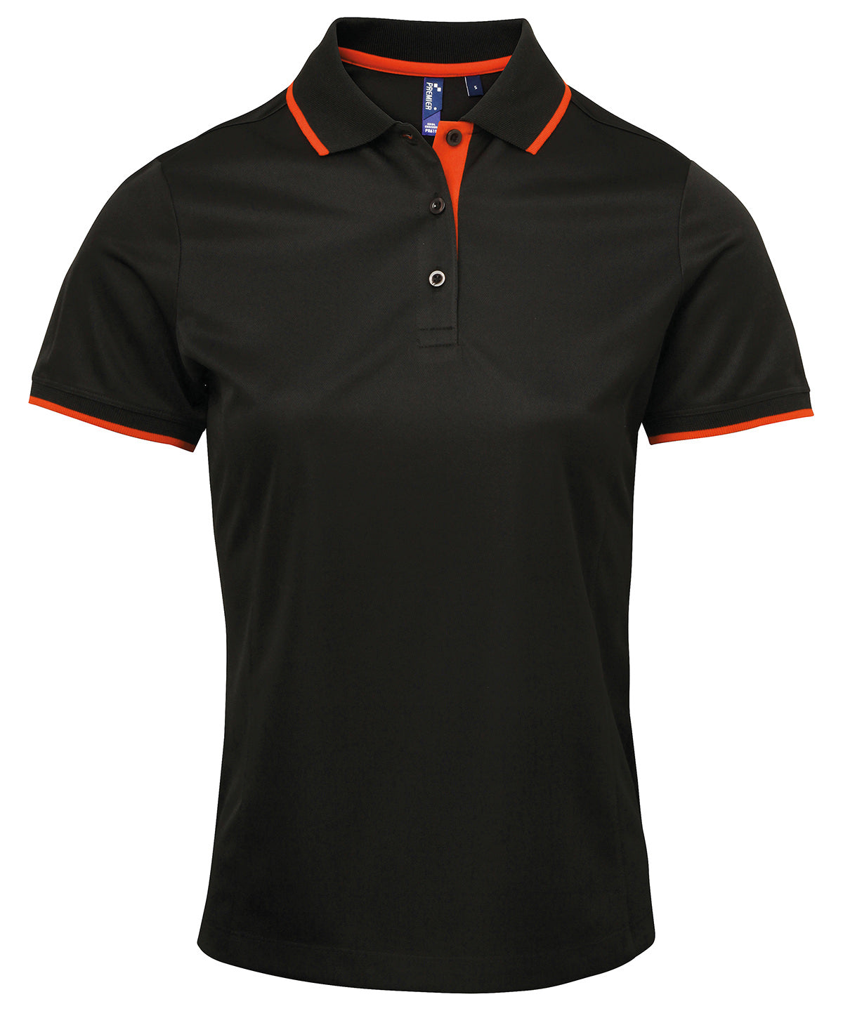 Premier Women's Contrast Coolchecker® Polo Shirt – Custom Embroidered & Printed Polo Shirts