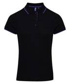 Premier Women's Contrast Coolchecker® Polo Shirt – Custom Embroidered & Printed Polo Shirts